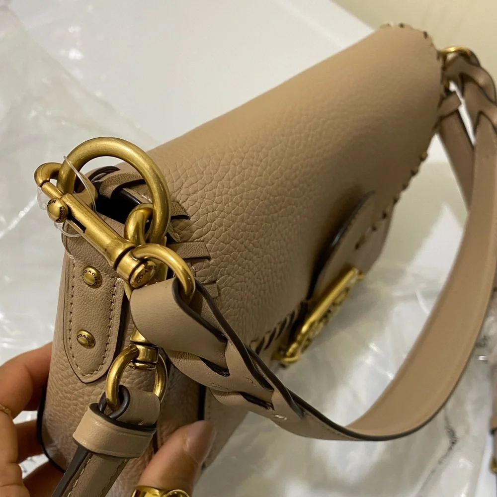 COACH JADE SHOULDER BAG WITH WHIPSTITCH.?TRENDY COLOR - Picture 4 of 12